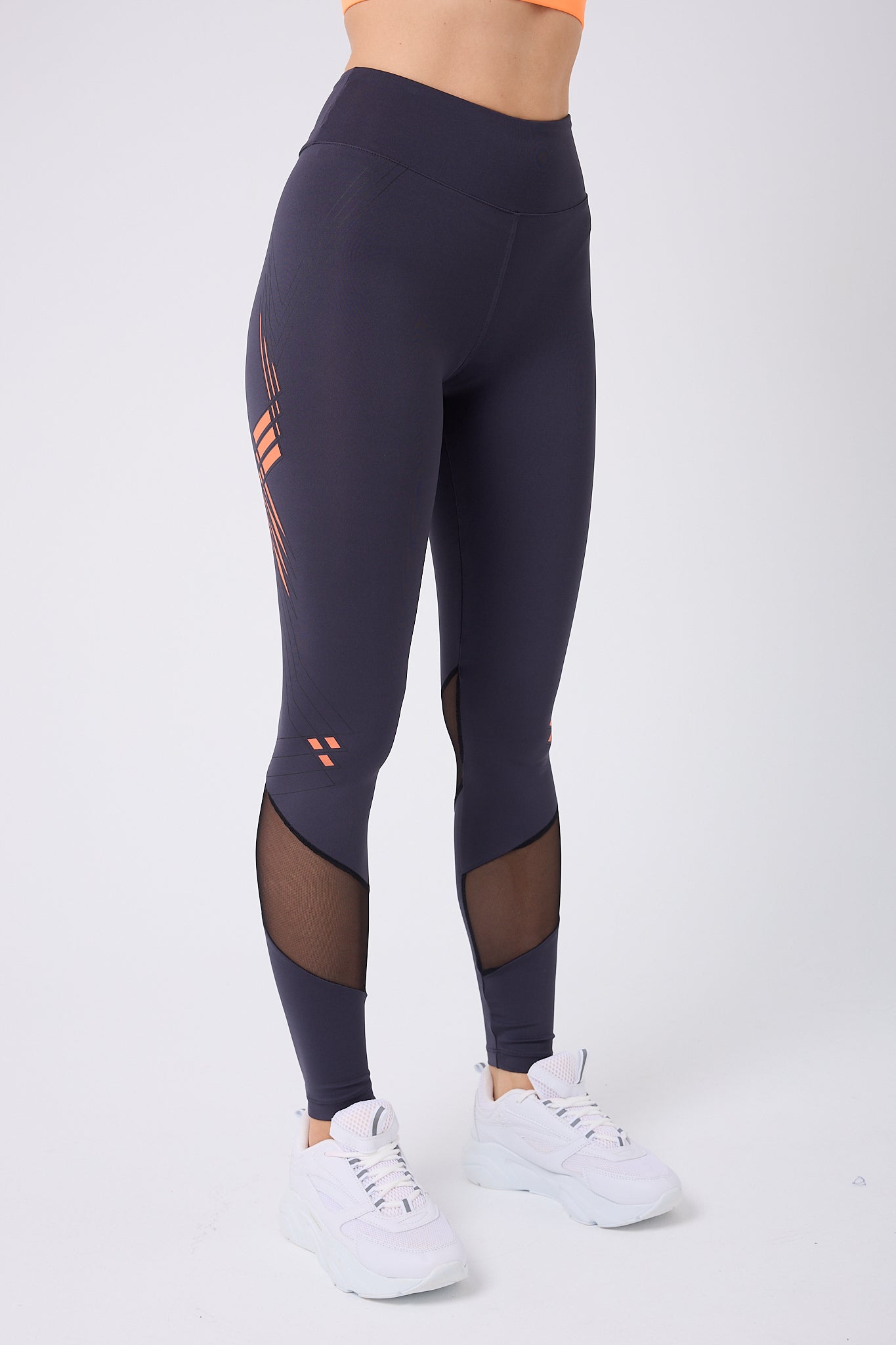 Anthracite High Waist Slim Fit Leggings