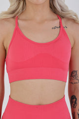 Raspberry Racerflex Seamless Bra