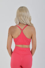 Raspberry Racerflex Seamless Bra