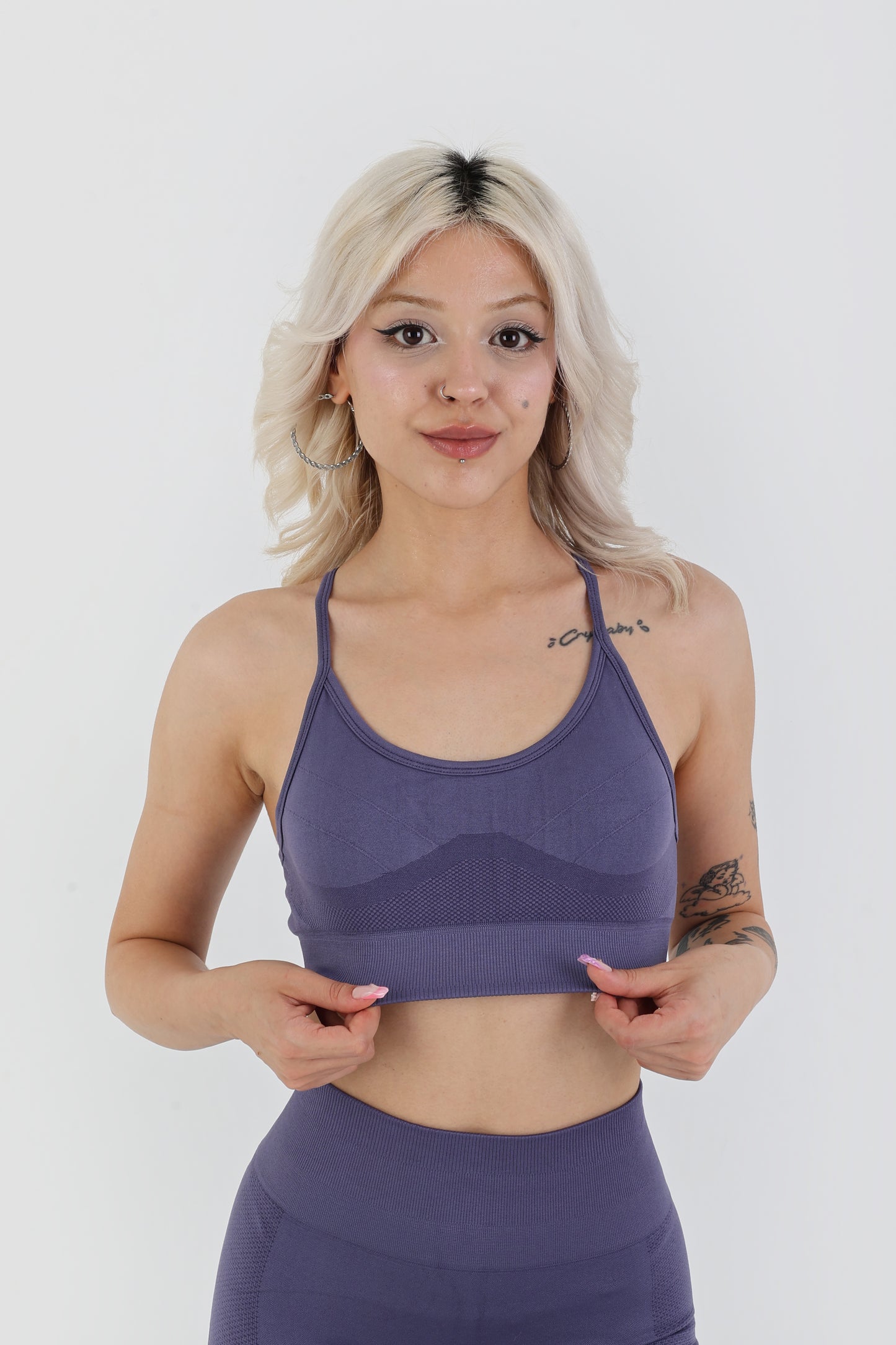 Skipper Blue Seamless Sporcu Büstiyer – Hafif & Şık Duruş