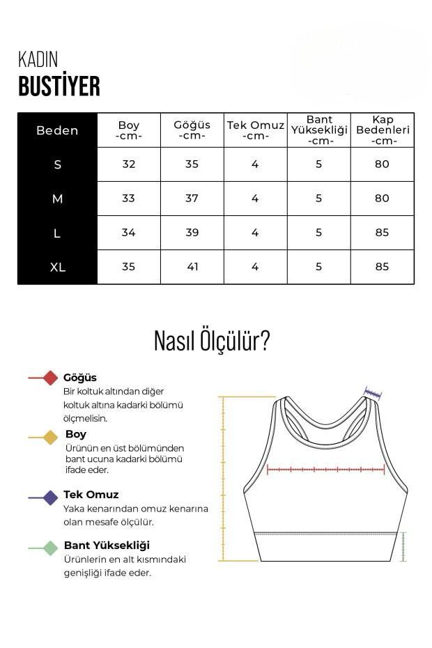 Neon Turuncu Racerback Slim Fit Büstiyer