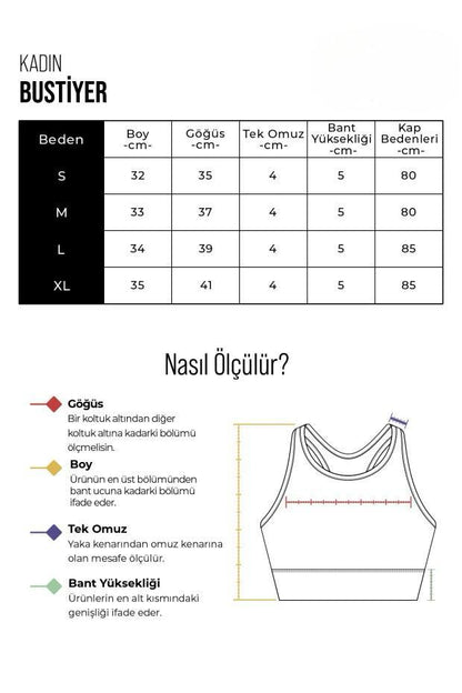 Neon Turuncu Racerback Slim Fit Büstiyer