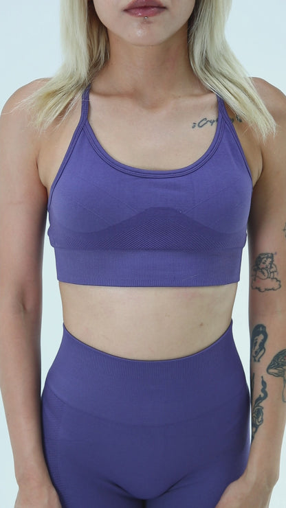 Skipper Blue Seamless Sporcu Büstiyer – Hafif & Şık Duruş