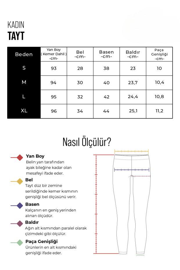 Yüksek Bel Spor Tayt – Slim Fit Model | Antrasit Renk | Esnek & Günlük Rahatlık